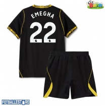 Chelsea Emmanuel Emegha #22 Bortedraktsett Barn 2026-27 Kortermet (+ Korte bukser)
